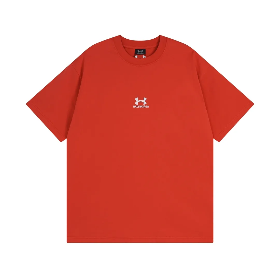 【 . Quality】BALENCI*GA/ Under Armour T # SS 24 New Arrival。 ， 。 。 ZP 。 260 ， . ， 。 。Classic LOGO ， ， ， 。 . 。 OS . Same Style ：BL 223372 ：Black，Red， Size：XS S M L